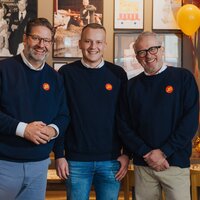 v.l. Julian Pfitzner (COO Block Gruppe), Philip Demand, Sven Freystatzky v.l. Julian Pfitzner (COO Block Gruppe), Philip Demand, Sven Freystatzky